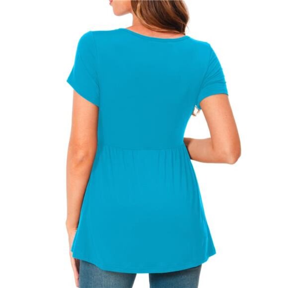 Women's Short Sleeve Maternity Shirts  3-Pack - Picture 6 of 7
